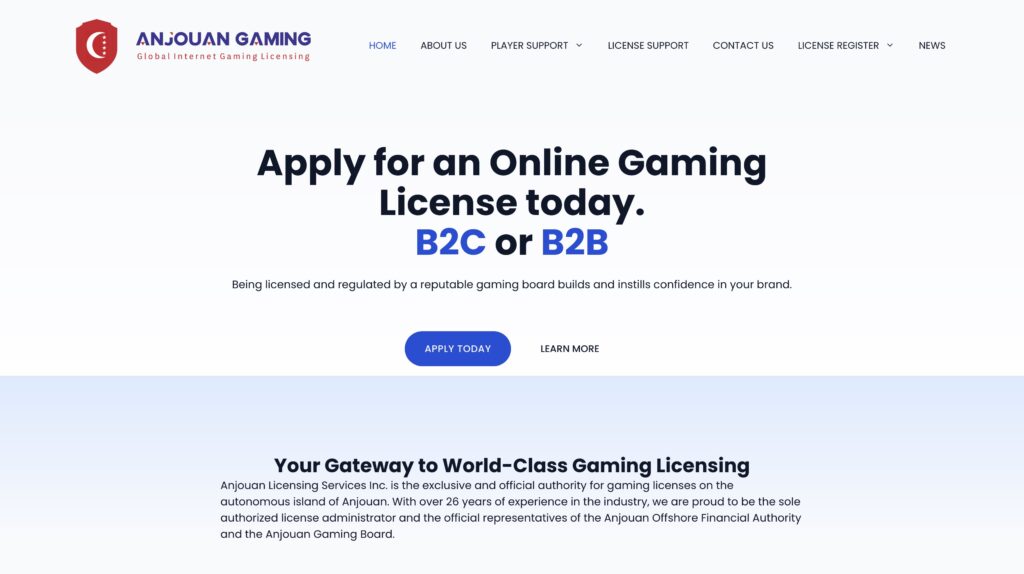 Anjouanライセンス