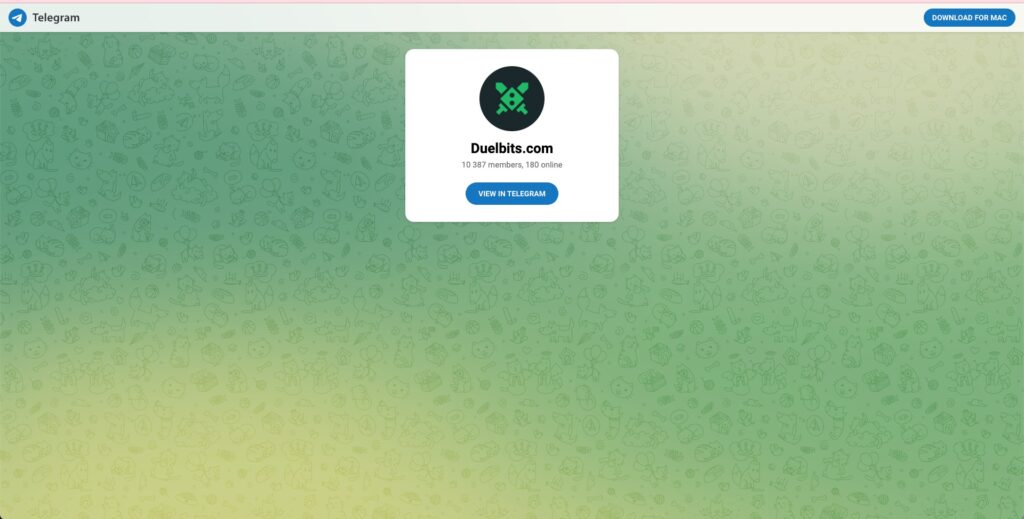 デュエルビッツ 公式telegram