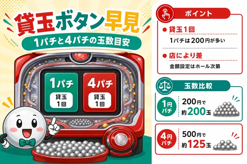 貸玉は200円から