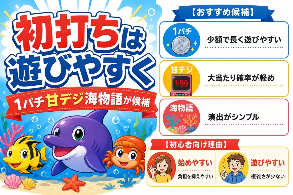 初心者には海物語がおすすめ