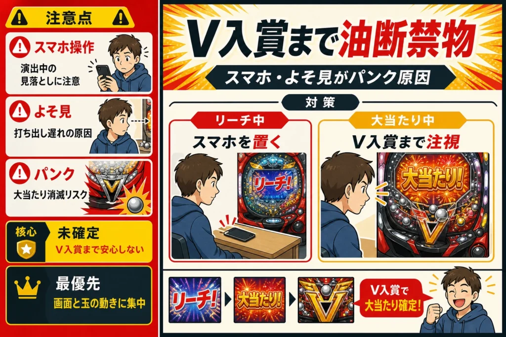 vパンクを回避するポイント